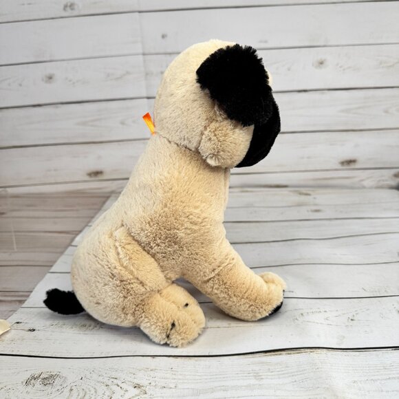Classic Toy Co Pug Puppy Plush 10" Tan Black Dog Stuffed Animal Toy - Picture 2 of 6